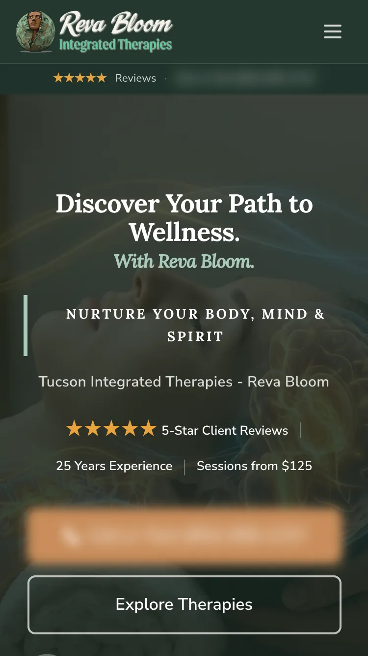 Mobile screenshot of Reva Bloom