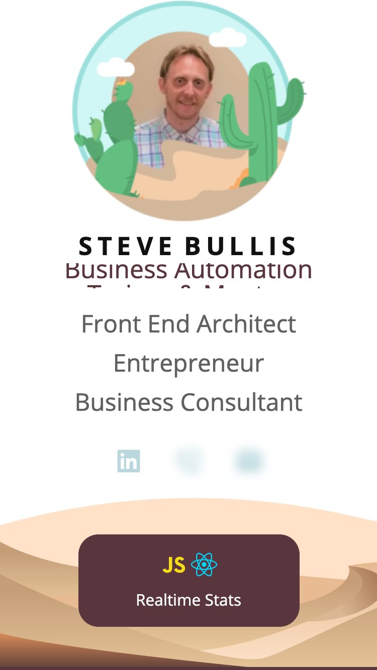 Mobile screenshot of Steve Bullis